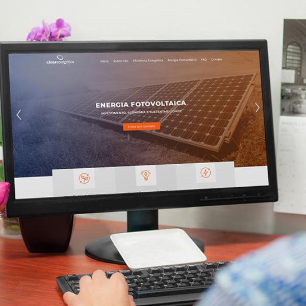 Criação de Sites Curitiba - Clear Energética